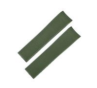 GSZCCZS Correa de Reloj de Silicona de Goma para Master Conquest HydroConquest L3, Correa de Reloj Resistente al Agua de 21mm