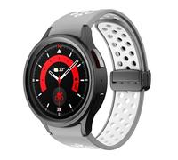 GSZCCZS Correa de silicona para Galaxy Watch 6 Classic 43 mm 47 mm 5pro 45 mm Banda de hebilla magnética para Galaxy Watch 6 5 4 40 mm 44 mm Watchs Watchs