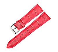 GSZCCZS Fashion Watch Bands Genuine Leather Watch Strap 12 mm-22mm para Women Watch Band para Bracelet de reloj (Doodle de Dinosaurio White4,19 mm)