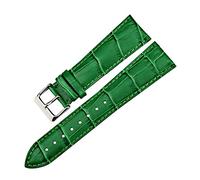 GSZCCZS Fashion Watch Bands Genuine Leather Watch Strap 12 mm-22mm para Women Watch Band para Bracelet de reloj (Doodle de Dinosaurio White4,19 mm)