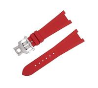 GSZCCZS FKM FluorRorubber Bands Accesorios para correa para Nautilus Watchband 5711/5712 Interfaz original pulsera de interfaz