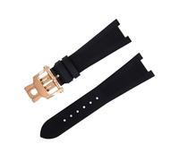 GSZCCZS FKM FluorRorubber Bands Accesorios para correa para Nautilus Watchband 5711/5712 Interfaz original pulsera de interfaz