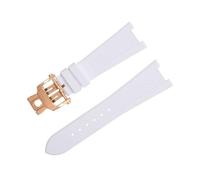 GSZCCZS FKM FluorRorubber Bands Accesorios para correa para Nautilus Watchband 5711/5712 Interfaz original pulsera de interfaz
