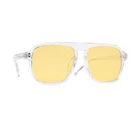 GSZCCZS Gafas de sol de moda con montura grande para hombres y mujeres, gafas de sol para sombra de playa al aire libre (color: A, tamaño: mediano), f, Medium