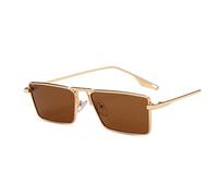 GSZCCZS Gafas de Sol de Moda de Caja Cuadrada pequeña para Hombres y Mujeres al Aire Libre (Color: c, tamaño: 1)