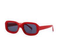 GSZCCZS Gafas de Sol de pequeñas cuadradas pequeñas Vintage Patrón de Cebra Mujeres Men Modern Sun Gafas Shades de Marco de Lujo