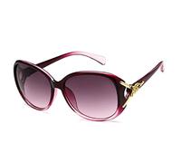 GSZCCZS Gafas de sol ovaladas vintage de lujo para mujer, elegantes, gafas de sol femeninas, 2 (Reino Unido), Talla única