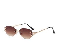 GSZCCZS Gafas de sol retro con marco pequeño para mujer, gafas de sol para exteriores, gafas de sol para niña, marco de conductor, 3, Talla única