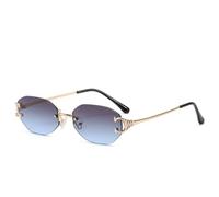 GSZCCZS Gafas de sol retro con marco pequeño para mujer, gafas de sol para exteriores, gafas de sol para niña, marco de conductor, 2 (Reino Unido), Talla única