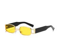 GSZCCZS Gafas de sol vintage con anillo de metal para mujer, gafas de sol para hombre, UV400, 10, Talla única