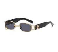 GSZCCZS Gafas de sol vintage con anillo de metal para mujer, gafas de sol para hombre, UV400, 2 (Reino Unido), Talla única