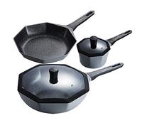 GSZCCZS Garados de Cocina Maifanshi Juego de Olla de 4 Piezas para la Olla para Olas para la Olla de inducción de la Olla de inducción para Olas