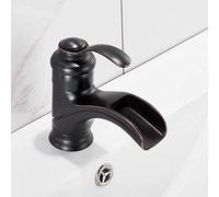 GSZCCZS Grifos de Cocina Grifo de Cocina Grifos de Lavabo Grifos Negros Grifos de Lavabo Cascada para baño Grifo de baño Grifo Mezclador Grifo de Lavabo