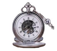 GSZCCZS Luxury Gold Smooth Smooth Double Open Mechanical Pocket Watch Wind Winds Men Women Gift Box