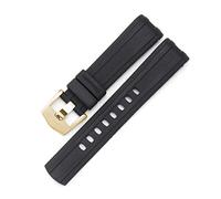 GSZCCZS Mira la banda para Omega 007 Planet Ocean At150 Pin Buckle Silicone Watch Strap Accesorios Pulsera de goma