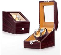 GSZCCZS Mira la Caja de la bobinadora Rotado automático Reloj Veninador 2+3 Caja de Almacenamiento Caja 5 Modelos de rotación, Mecanismo de autocuidado súper silencioso