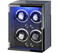 GSZCCZS Mira la Caja de tambaleo 4 Reloj automático Adaptador de CA Winde y Luces Coloridas alimentadas por la batería Almohadas de Reloj Ajustables
