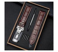 GSZCCZS Mira la correa de cuero masculino hebillas accesorios de la cadena de relojes Sustituto de damas (E, 19 mm)