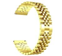 GSZCCZS Mira una correa de acero inoxidable de metal de metal transpirable, correa reemplazable de acero inoxidable de liberación rápida de 12 mm-26 mm