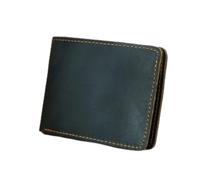 GSZCCZS Monedero para Hombre Hecho a Mano Monedero Retro Casual para Hombre Tarjetero con múltiples Tarjetas (Color : A, Tamaño : 9 * 2 * 12cm)