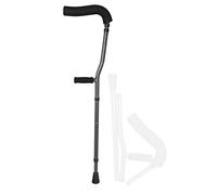 GSZCCZS Muleta de axila Adulta, bastón de Caminata Plegable portátil, muleta telescópica Ajustable en Forma de F para Personas Mayores discapacitados Ancianos