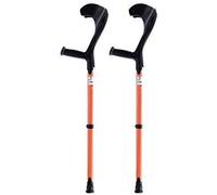 GSZCCZS Muletas del antebrazo Muletas de antebrazo Ajustables 1 par - Muleta de Manguito liviano - BLE Ajustable para Adultos estándar y Altos - Comfortl