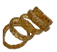 GSZCCZS Nuevo 2025 Pulseras de piedra citrina amarilla Joya de joyería de piedra preciosa