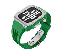 GSZCCZS Nuevo kit de modificación de lujo marco de metal bisel ， para la caja de la banda 9 8 7 6 5 4 SE 44 mm 45 mm Reemplazar la correa de reloj