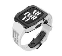 GSZCCZS Nuevo kit de modificación de lujo marco de metal bisel ， para la caja de la banda 9 8 7 6 5 4 SE 44 mm 45 mm Reemplazar la correa de reloj