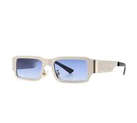GSZCCZS Nuevos lentes de sol de metal con marco pequeño 2025 estilo punk para hombre, 6, Talla única