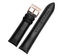 GSZCCZS para fósil BQ2363/2453 ME3099 3052 3054 FS5380/5453 FS4735 FS4812 Correa de vaca Vintage Genuine Leather Band de 20 mm (color: Oro de rosa azul, tamaño: 24 mm)
