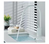 GSZCCZS Pequeño/Mediano/Grande Gota de Agua Lavabo Creativo Placa de Mezcla de Agua fría y Caliente Grúa Grifo de baño Monomando de un Solo Polo (Oro Rosa M)