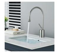 GSZCCZS Pequeño/Mediano/Grande Gota de Agua Lavabo Creativo Placa de Mezcla de Agua fría y Caliente Grúa Grifo de baño Monomando de un Solo Polo (Oro Rosa M)