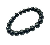 GSZCCZS Pulsera de shungite Rusia 100 % natural, joyería de piedra preciosa de 6 mm, 8 mm, 12 mm, 14 mm, rica en Fullerenes, decoración de lujo con ti, accesorios de moda, el mejor regalo