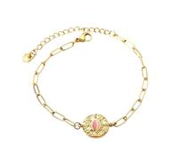 GSZCCZS Punk Fashion Blade Flat Snake Chain Bracelet Fiesta de pulseras de color dorado