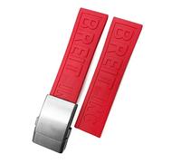 GSZCCZS Reemplazo de banda de goma de silicona trenzada de 22 mm de 24 mm para correa de vigilancia de patrimonio de Avenger Superocean Pulseras/Negro 1 Negro/24 mm