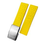 GSZCCZS Reemplazo de banda de goma de silicona trenzada de 22 mm de 24 mm para correa de vigilancia de patrimonio de Avenger Superocean Pulseras/Negro 1 Negro/24 mm