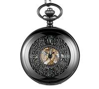 GSZCCZS Reloj de mechón de Bolsillo mecánico COLLECCIÓN Hombre Mano COLECCIÓN CWATCH COBACH