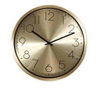 GSZCCZS Reloj de Pared de latón silencioso, Lujosa Sala de Estar, Dormitorio, Reloj doméstico, Cuarzo de Radio montado en la Pared