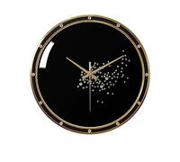 GSZCCZS Reloj Europeo de Oro Sala de Estar de Oro Reloj de Pared silenciosa Grandes Decoraciones Retro para el hogar