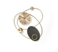 GSZCCZS Reloj Pared Reloj Sala de Estar Reloj Reloj de Pared en casa Colgante de Pared de Reloj electrónica silenciosa