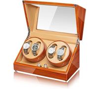 GSZCCZS Reloj Winder Apple Wood Watch Box Banding Watch Watch Shaker Automático Mecánico Relojes Entrena de Madera Maciza de Alta Gama