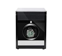 GSZCCZS Relojes de Almacenamiento de Relojes de Madera Relojes Smart Waver con LED Light Mechanical Watch Shaker Watch Watch (Pintura de Grano de Madera roja 3)