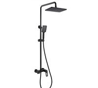 GSZCCZS Sistema de Ducha Montada de Pared 3 Funciones Grifo de Ducha Juego para baño, Cabezal de Ducha de Alta presión de Cobre, 3 Modos, Spray Spray Ducha de Ducha Incluido