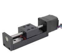 GSZCCZS Solo Nueva Tabla Deslizante de Tipo T de Tipo T 50/100/150/200 mm para la guía del riel Lineal con Motor Paso a Paso de 28 mm para Impresora 3D (Carrera efectiva de 200,1 mm)
