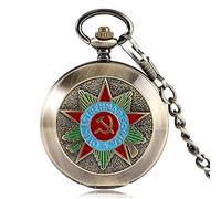 GSZCCZS Top de Lujo mecánico soviético Rusia Emblema del Partido Comunista Insignia de Bolsillo de la usss Insignias soviéticas de diseño de Martillo falciforme