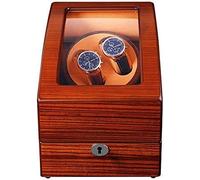 GSZCCZS Ventiladora de Reloj de Madera para Relojes mecánicos para Relojes mecánicos, Caja de devanado automático Motor silencioso 5 Modos de rotación