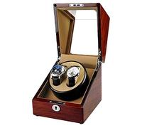 GSZCCZS Vineta automática de Relojes con 2 Cajas de visualización de Relojes de Reloj de Lujo de Almacenamiento de Relojes de Madera de Lujo para Relojes para Hombres y Mujeres