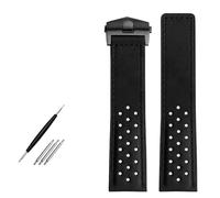 GSZCCZS Watchband 22 mm Pulsera de cuero genuino Corcha Muque de pulsera MUBLADA BANDA BANDA BURDLE BANDS NUBUCK BANDS ACCESORIOS DE PRIMERACIÓN