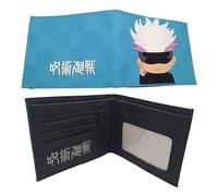 GT Gala Time Cartera de piel sintética estampada con diseño de anime para hombre y niño, Gojo individual, Moderno